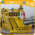Giant Pirate Ship Corsair Inflatable Slide, Inflatable Yellow Pirate Boat Ship Slide with Air Blower